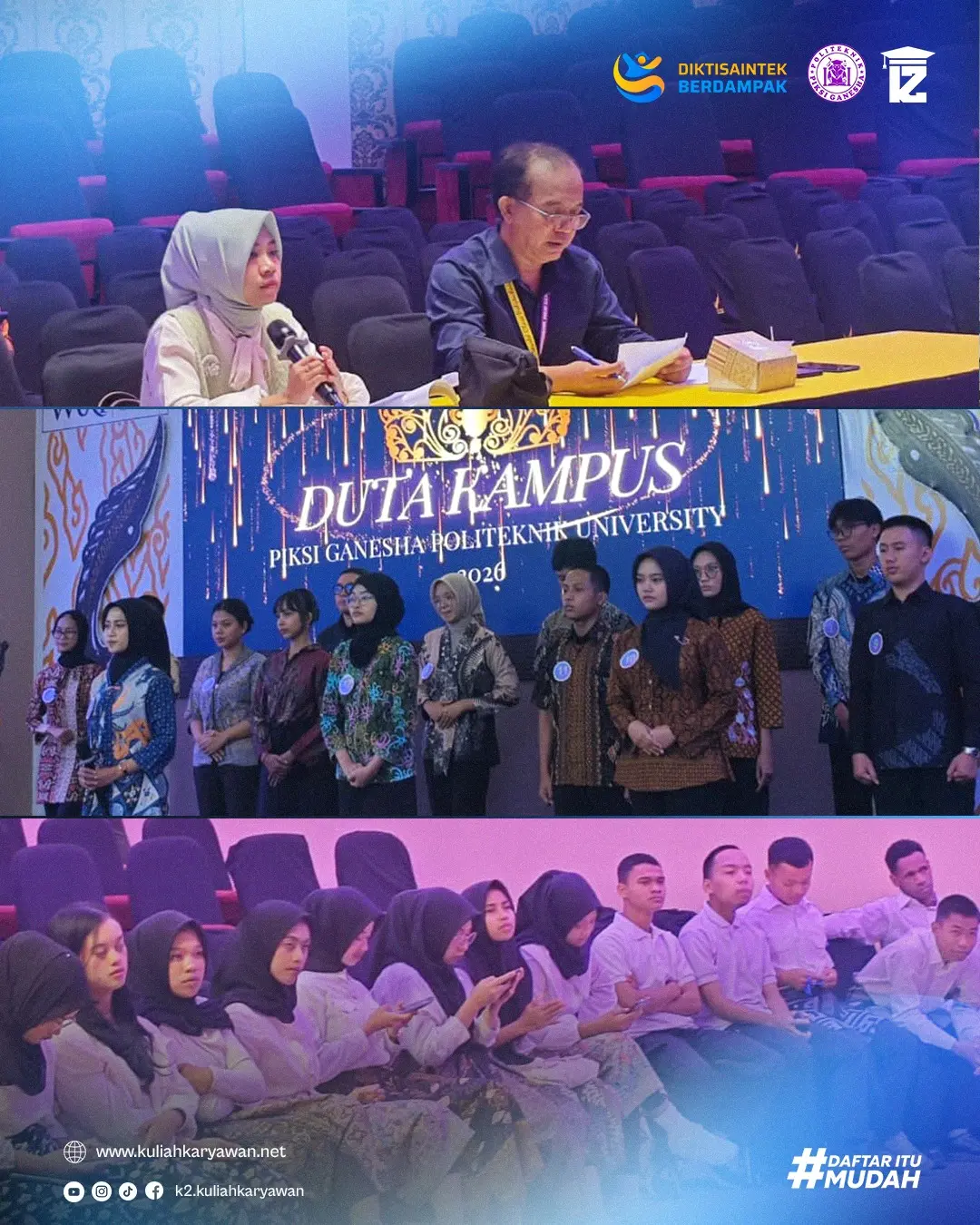Seleksi Duta Kampus PIKSI Ganesha Bandung 2026 Berlangsung Khidmat